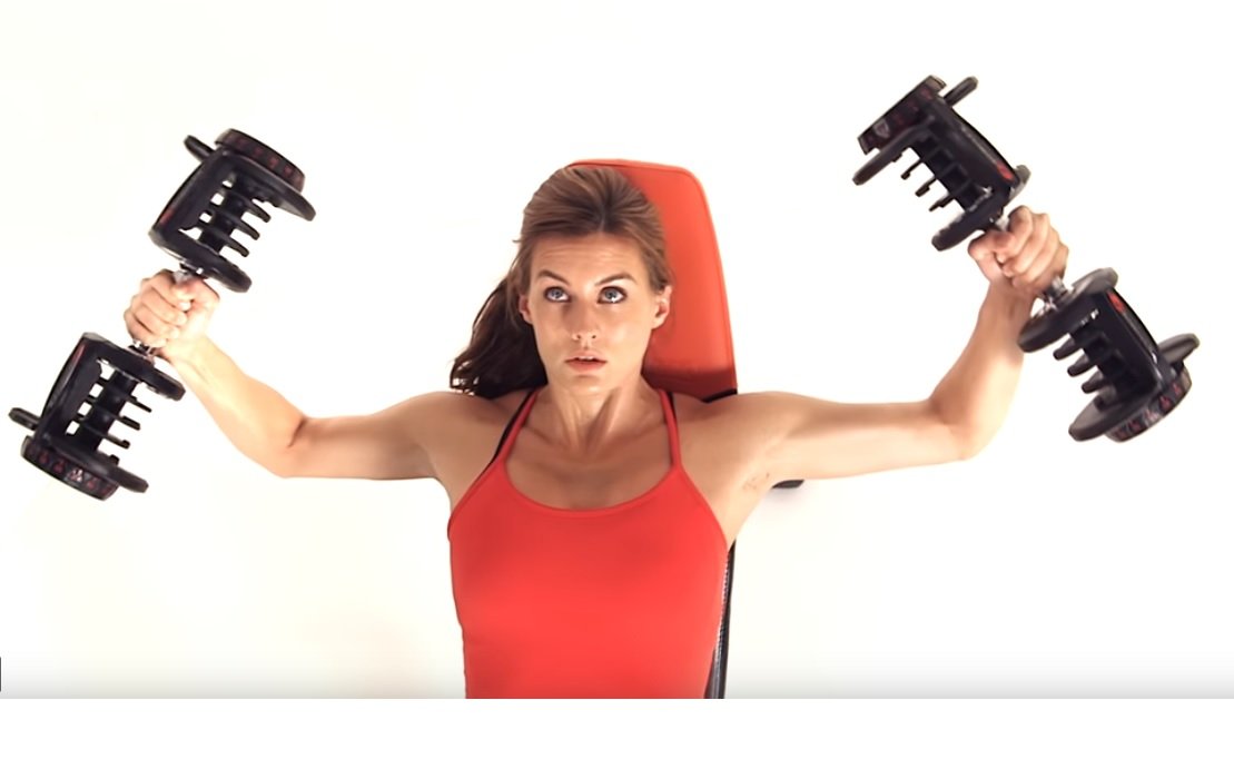 Bowflex dumbell exercises deals