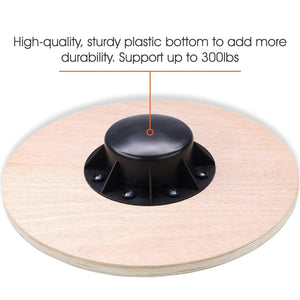 Wooden Balance Board for Exercise, Gym, Sport Performance Enhancement