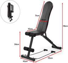 Load image into Gallery viewer, Adjustable Weight Bench for Full Body Workout