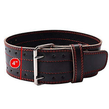 Load image into Gallery viewer, Genuine Leather Weightlifting Belt