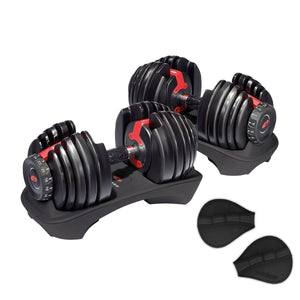 Bowflex® SelectTech® 552 Dumbbells (Set Of 2) & Bonus Grip Pads