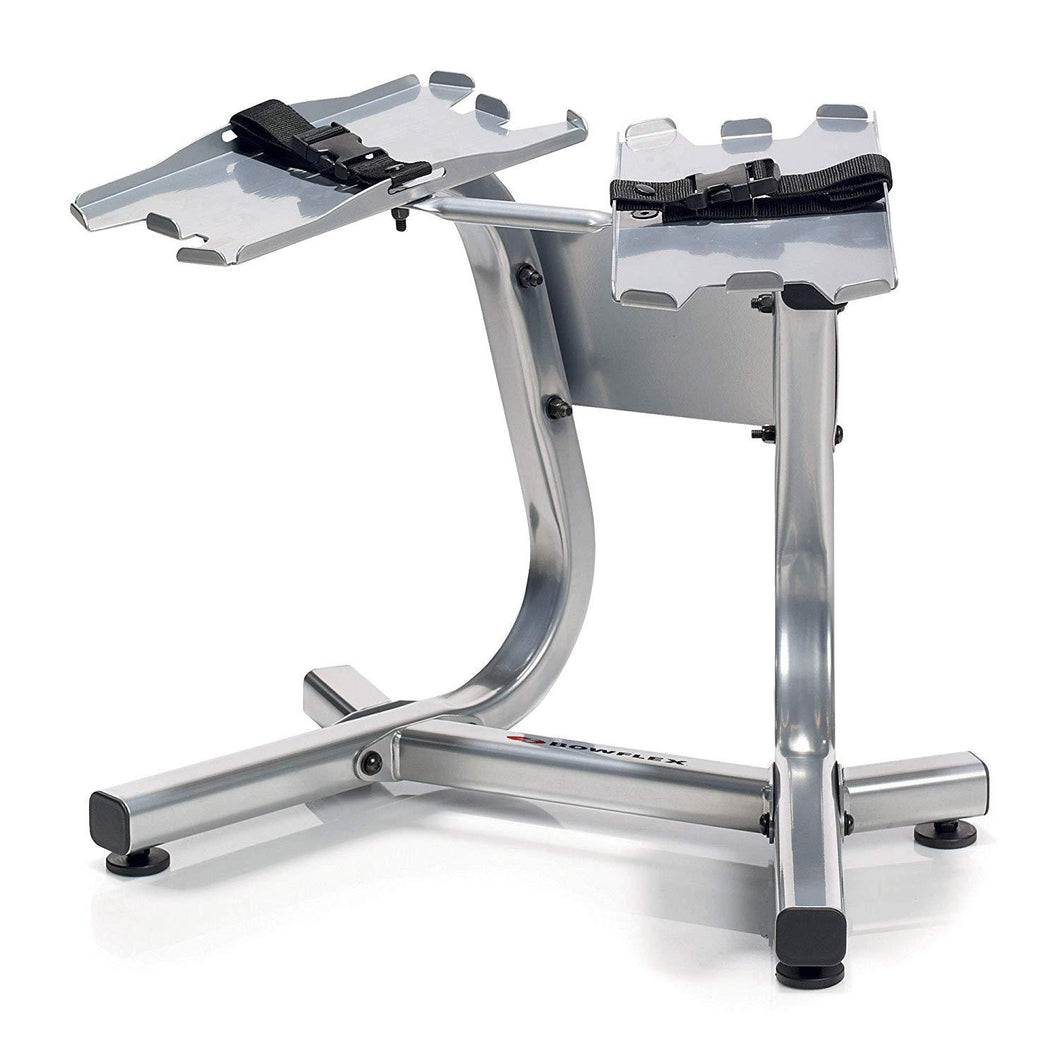 Bowflex  SelectTech  Dumbbell Stand with Built-in Towel Rack, Silver