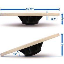 Load image into Gallery viewer, Wooden Balance Board for Exercise, Gym, Sport Performance Enhancement