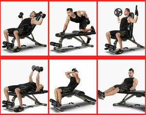 Home Gym Adjustable Workout Bench & Body Building Weight Bench Gym Rated up to 700lb