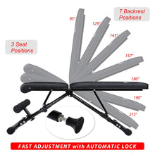 Load image into Gallery viewer, Home Gym Adjustable Workout Bench &amp; Body Building Weight Bench Gym